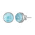 Larimar-Silberohrringe