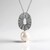 Collana in argento con Perla d'Acqua Dolce Bianca (Joias do Paraíso)