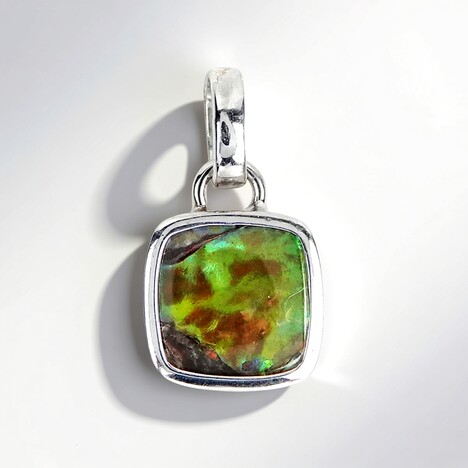Pendentif en argent et Ammolite