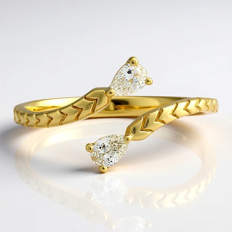 Anello in oro con Diamante SI1 (H) (CIRARI)