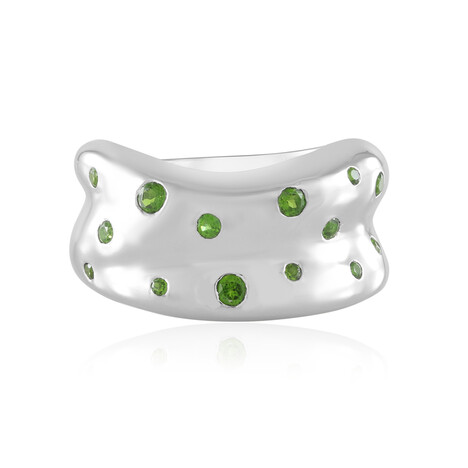 Russian Diopside Silver Ring (de Melo)
