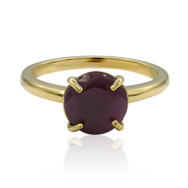 Anello in argento con Rubino