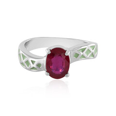 Anello in argento con Rubino Bemainty