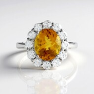 Bague en argent et Scapolite