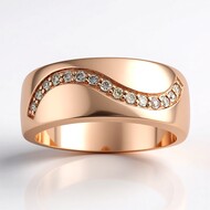 Bague en argent et Diamant rose Argyle I1 (Annette)