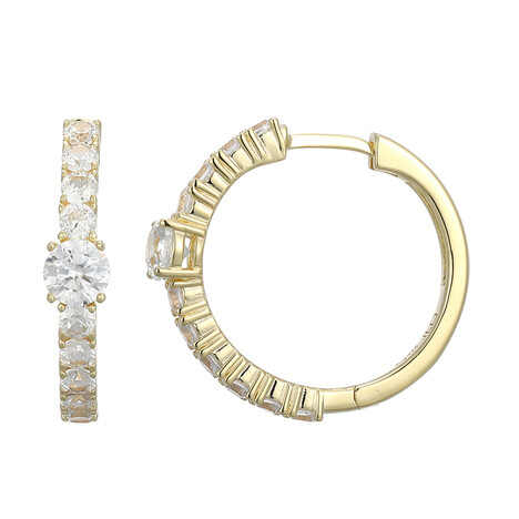 Zirkon-Silberohrringe (Adela Silber)