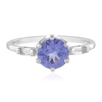 Gouden ring met een tanzaniet