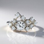 Anello in argento con Zircone (Adela Silber)