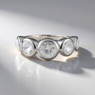 Anillo en plata con Zircón