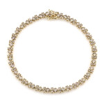 Gouden armband met I2 Champagne Diamanten (de Melo Gold)