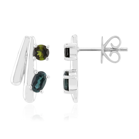 Pendientes en plata con Indicolita (Pallanova)