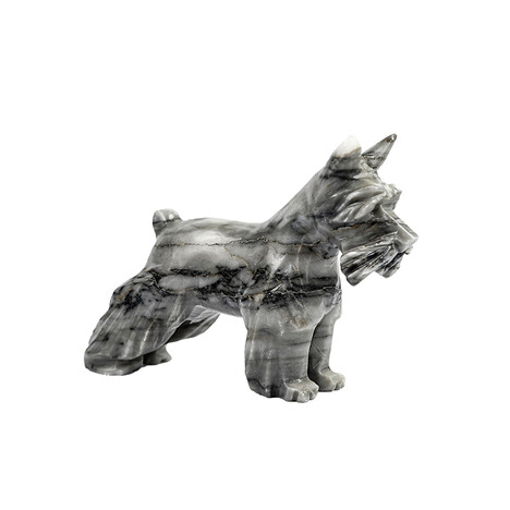 Alabaster-Kalzit-Hund