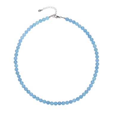 Collier en argent et Aigue-marine