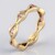 9K Pink Sapphire Gold Ring (de Melo Gold)