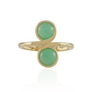 Anello in argento con Crisoprasio (KM by Juwelo)