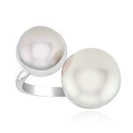 Süßwasserzuchtperlen-Silberring (TPC)