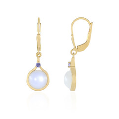 White Moonstone Silver Earrings (KM by Juwelo)