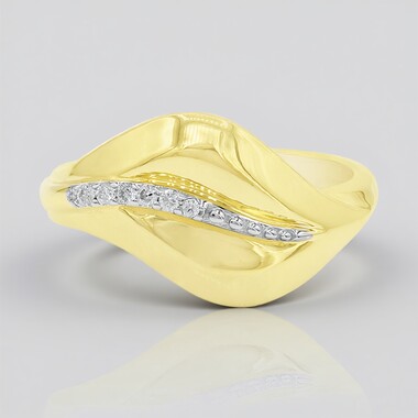 Bague en argent et Diamant I1 (G) (Annette)