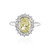 Lemon Quartz Silver Ring