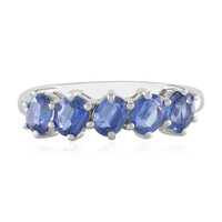 Zilveren ring met Nepal Kyanieten