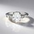 Bague en argent et Quartz blanc