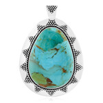 Colgante en plata con Turquesa azul del Mohave Kingman (Jones Lee)