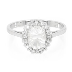 Petalite Silver Ring