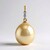 Ciondolo in oro con Perla Dorata dei Mari del Sud Kabira (TPC)
