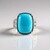Anello in argento con Turchese Kingman (Faszination Türkis)