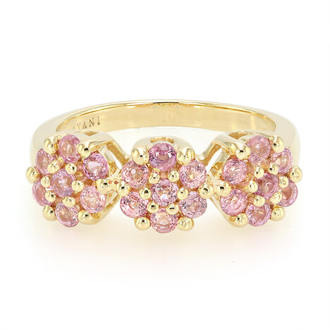 Bague en or et Saphir Padparadscha non chauffé (AMAYANI)