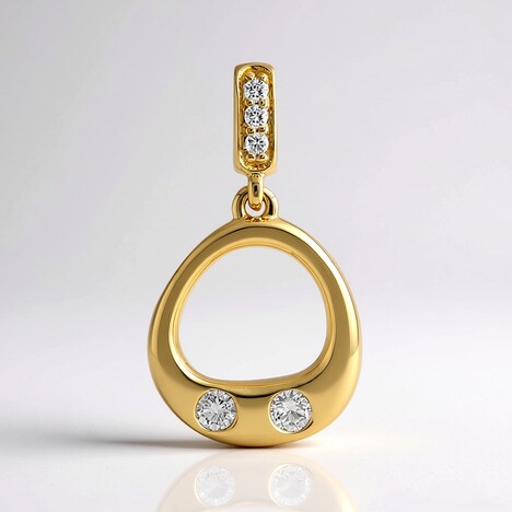Ciondolo in oro con Diamante SI1 (G) (Annette)
