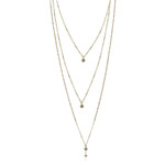 VVS2 Schokoladen-Brillant-Goldcollier