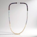 Collana in argento con Perla d'Acqua Dolce Bianca (TPC)