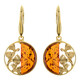 Orecchini in argento con Ambra Baltica (dagen)