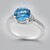 Anello in argento con Topazio Marambaia