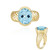 Anello in argento con Topazio Blu Cielo (Ornaments by de Melo)