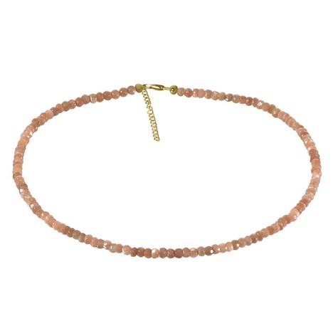 Kangeyam-Mondstein-Silberhalskette