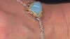 Collar en plata con Calcedonia azul (Gems en Vogue)