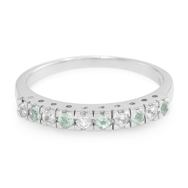 Bague en argent et Tourmaline Paraïba