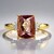 Anello in oro con Fluorite Rossa (CIRARI)