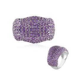 Amethyst Silver Ring (de Melo)