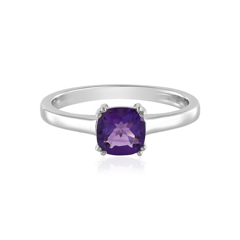 Anello in argento con Ametista Siberiana