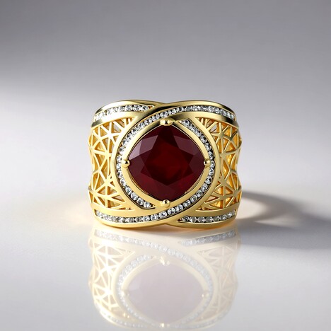 Anello in oro con Rubino del Madagascar (Ornaments by de Melo)