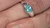 Anillo en plata con Apatita azul (Pallanova)