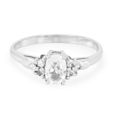 Anillo en plata con Berilo del Himalaya