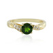 Anello in argento con Diopside Russo