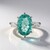 Anello in argento con Fluorite Verde