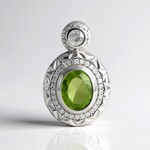 Ciondolo in argento con Peridoto (de Melo Essence)