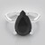 Anello in argento con Spinello Nero