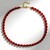 Collana in argento con Onice Rossa